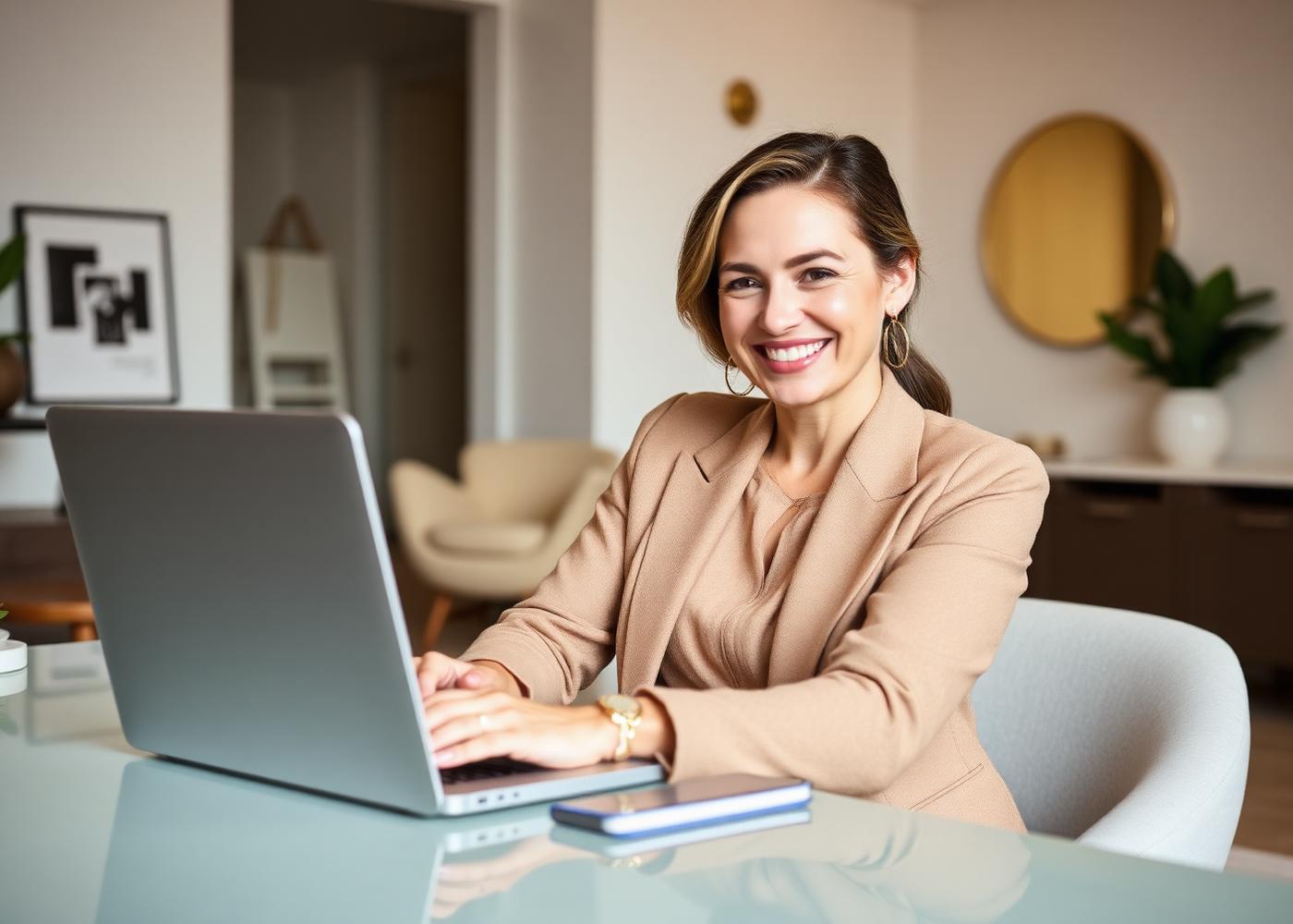Student attending a professional Zoom class